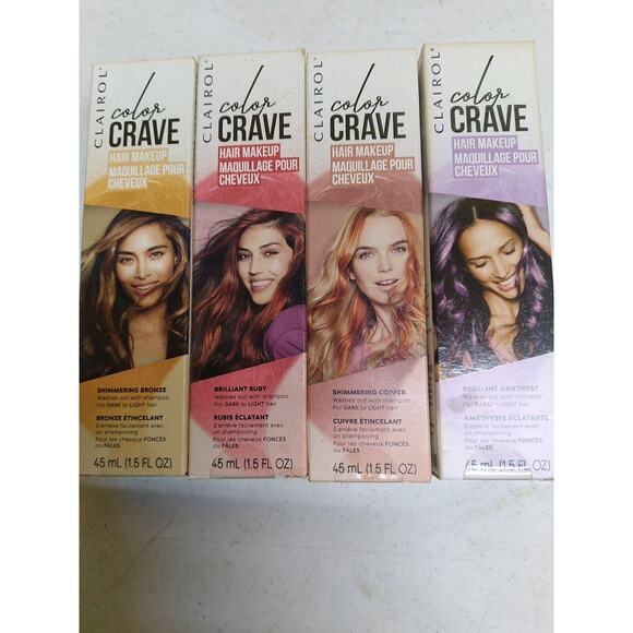 Clairol Color Crave Hair Makeup 4 different colors, see description 1.5 Fl Oz - Picture 1 of 1